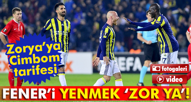 Fenerbahçe Zorya UEFA maçı geniş özeti ve golleri izle (Fener Zorya özet)