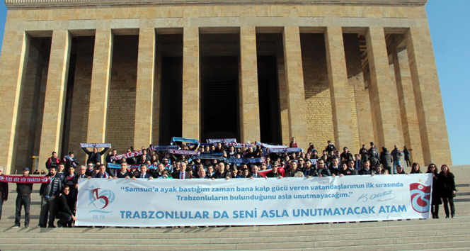 Trabzonspor heyetinden Anıtkabir’e ziyaret