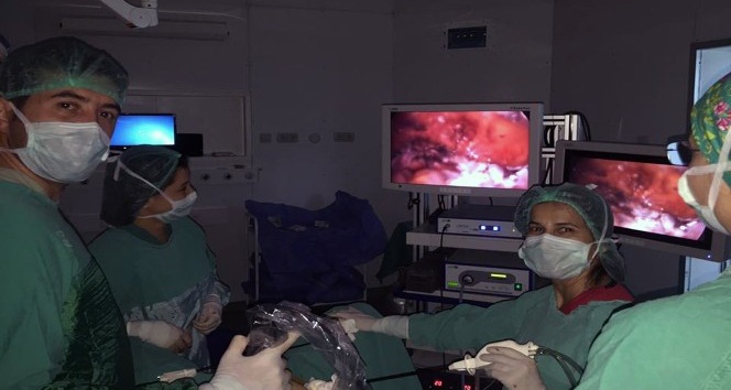 Laparoskopik histerektomi yöntemiyle Milas’ta il ameliyat yapıldı