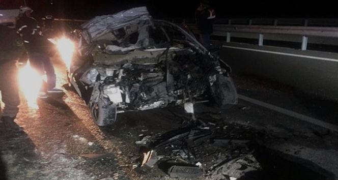Kütahya’da trafik kazası, 1 ölü