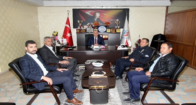 Belediye Başkan Yardımcısı Ahmet Polat’dan, Müdür Arkaaltı’na ziyaret