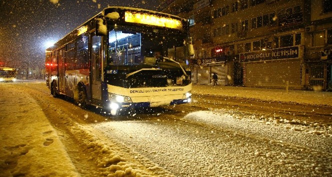 Denizli Büyükşehir otobüsleri kışa hazır