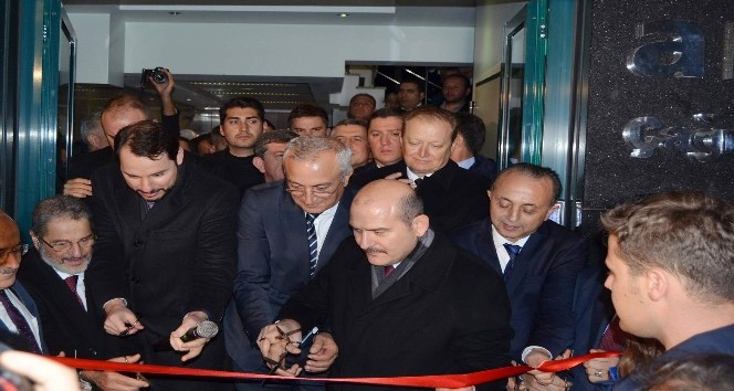 Bakanlar Soylu ve Albayrak Trabzon’da çağrı merkezi açılışını yaptı