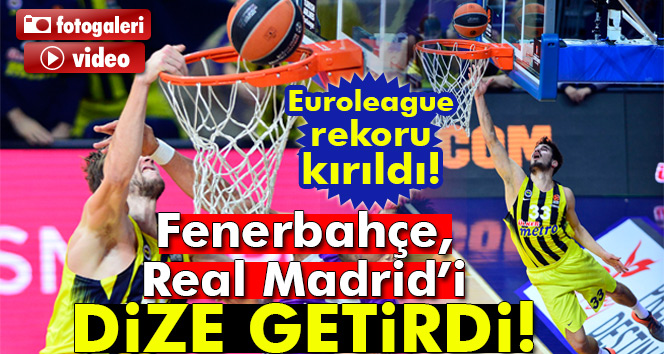 Euroleague&#039;de müthiş maçın kazananı Fenerbahçe! (Fenerbahçe 78-77 Real Madrid )