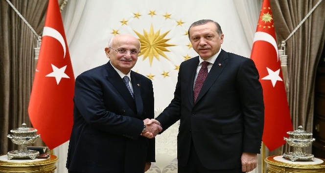 Cumhurbaşkanı Erdoğan, Meclis Başkanı Kahraman’ı kabul etti