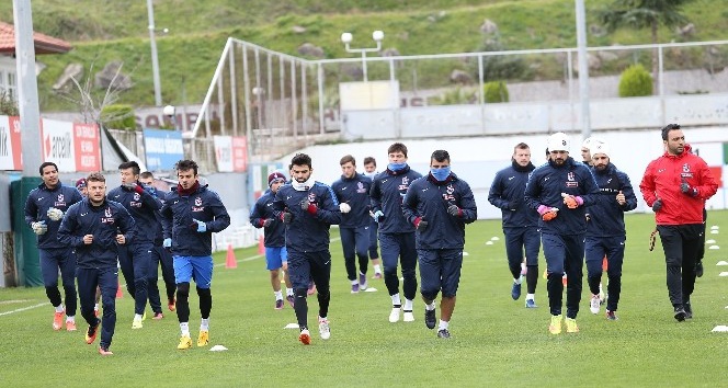 Trabzonspor, Kayserispor maçı hazırlıklarını sürdürdü