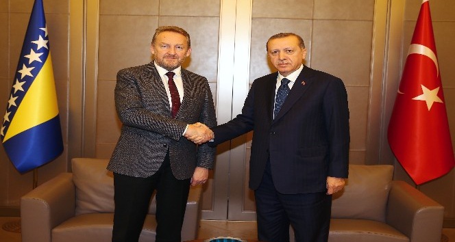 Cumhurbaşkanı Erdoğan, Bosna-Hersek Devlet Başkanlığı Konseyi Üyesi İzzetbegoviç’i kabul etti