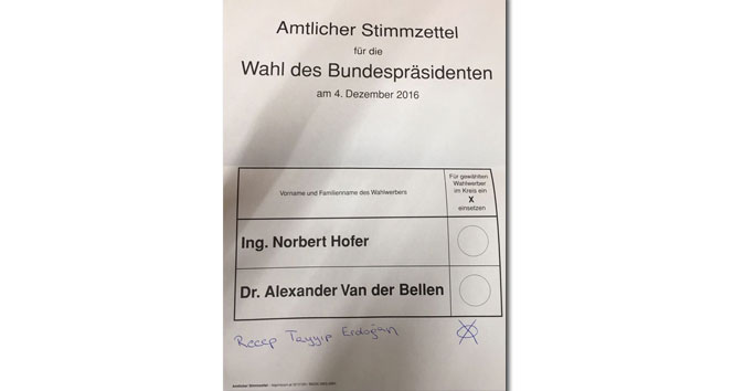 Avusturya’daki seçimlerde Cumhurbaşkanı Erdoğan&#039;a oy çıktı
