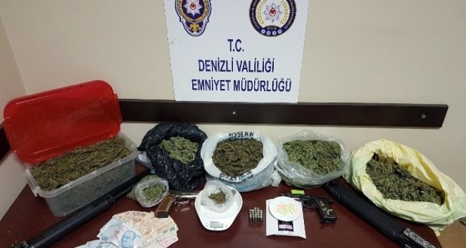 Denizli&#039;de uyuşturucu operasyonu: 6 tutuklama