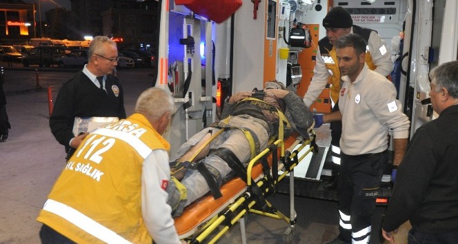 Bursa’da asansörün halatı koptu: 2 yaralı