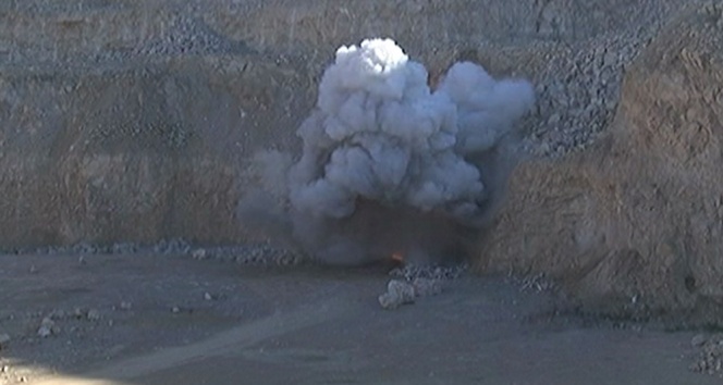 Bombalı araçta ele geçen 50 kilo bomba böyle patlatıldı