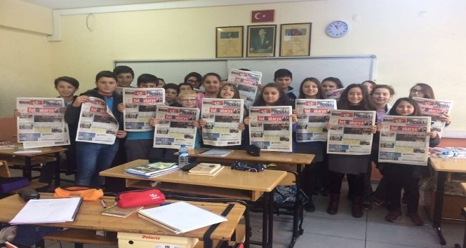 Öğrencilerden okul gazetesi