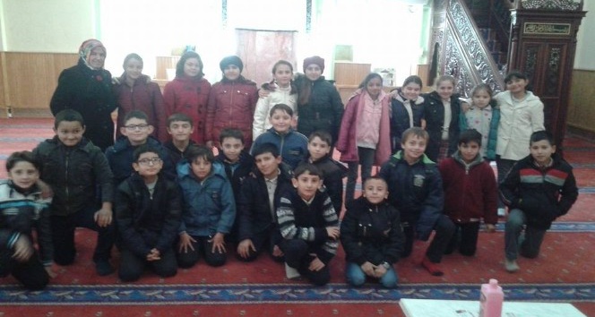 Öğrenciler camiyi ziyaret etti