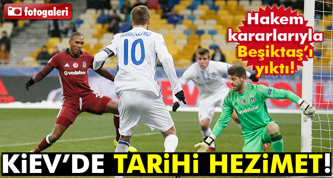 Dinamo Kiev Beşiktaş maçı geniş özeti ve golleri izle (BJK Kiev özet)