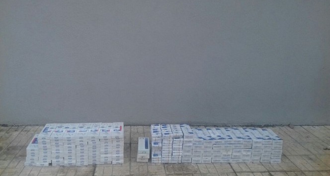 Ömerli’de bin 470 paket kaçak sigara ele geçirildi