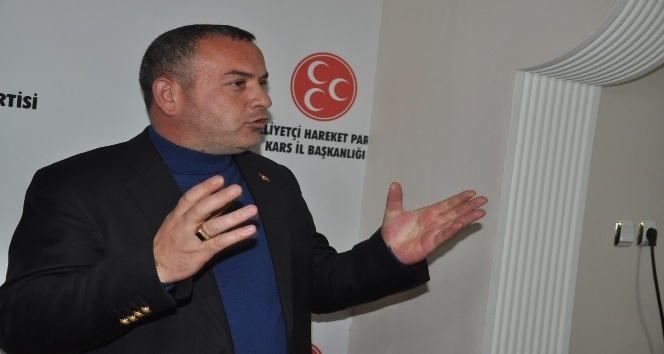 MHP İl Başkanı Özcan,  MHP’li Kars Belediyesini eleştirdi!