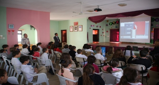 Bodrum’da öğrencilere geri dönüşüm ve farkındalık semineri