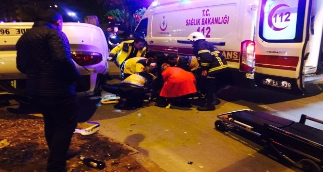 Kilis’te trafik kazası: 2 ağır yaralı