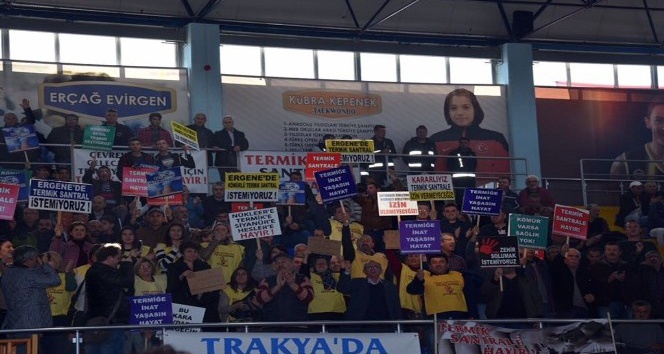 Tekirdağ Termik Santrale ’hayır’ dedi