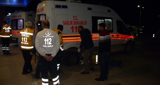 Tunceli&#039;de trafik kazası: 1 ölü, 3 yaralı