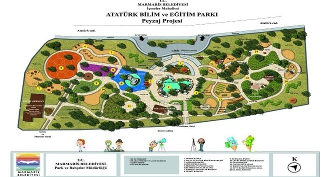Atatürk Bilim ve Eğitim parkı çalışmaları sürüyor