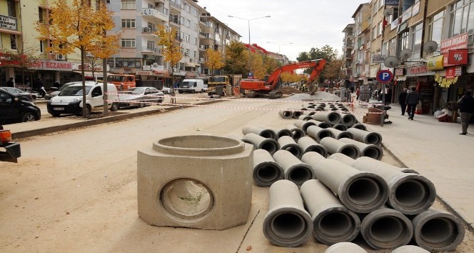 2016 yılında Belediye 13 Bin 041 Metre Kanalizasyon Hattı Döşedi
