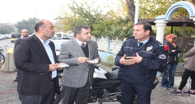 Çine Emniyet’inden şehitlerin ruhuna lokma