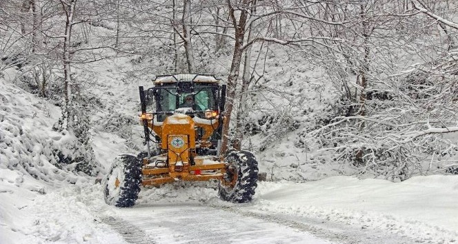 Giresun’da kar etkili oldu: 377 köy yolu ulaşıma kapandı