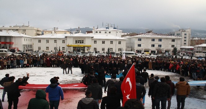 Yozgat Ülkü Ocakları’ndan teröre lanet yürüyüşü