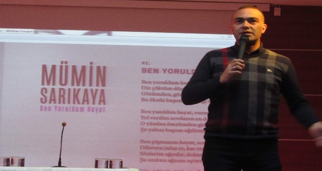 Çözüm Koleji sanatçı Mümin Sarıkaya’yı konut etti