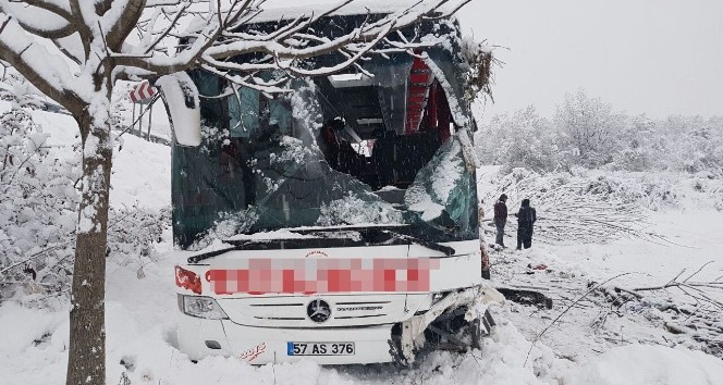 Sinop’ta otobüs kazası: 3 ölü, 25 yaralı