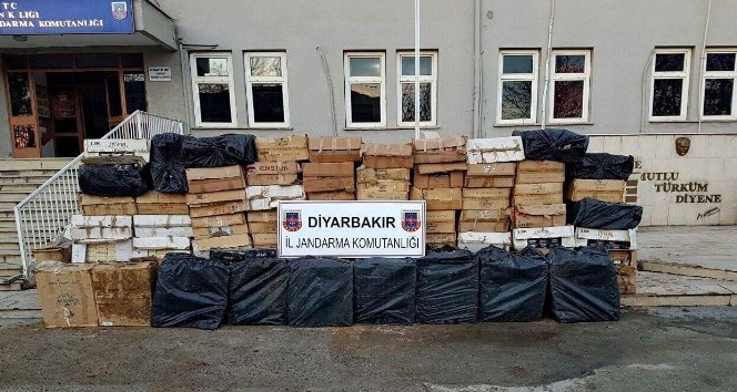 Diyarbakır’da kaçak sigara operasyonu