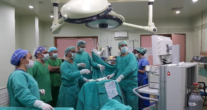 Elazığ’da 55 günlük bebeğe kapalı ameliyat yapıldı