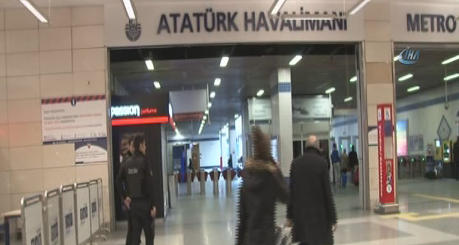 Havalimanı metrosunda &#039;Ortaköy saldırganı&#039; alarmı