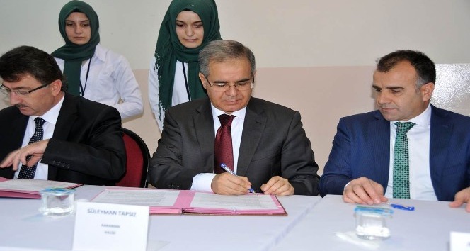 Karaman’da mesleki ve teknik eğitim işbirliği protokolü imzalandı