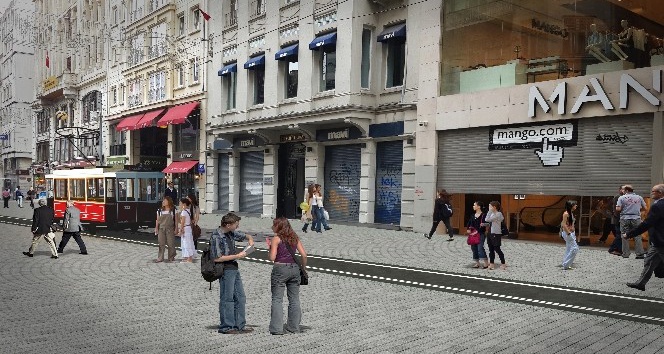 İstiklal Caddesi’nde altyapı ve düzenleme çalışmaları başladı