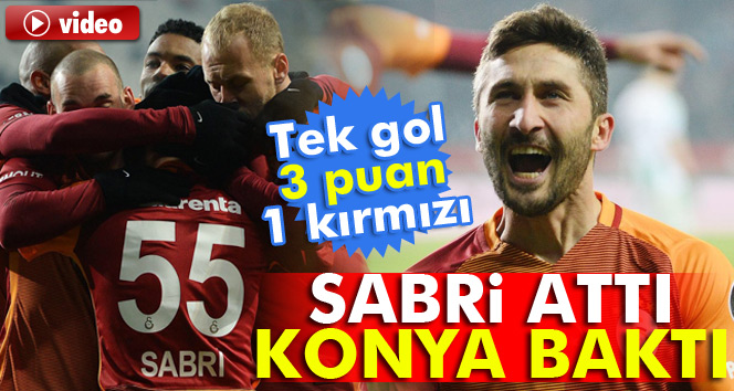 Atiker Konyaspor Galatasaray maçı geniş özet ve golleri izle (Konya - GS)