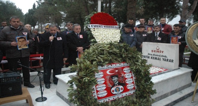 Şehit Fatih Kemal Yarar mezarı başında anıldı