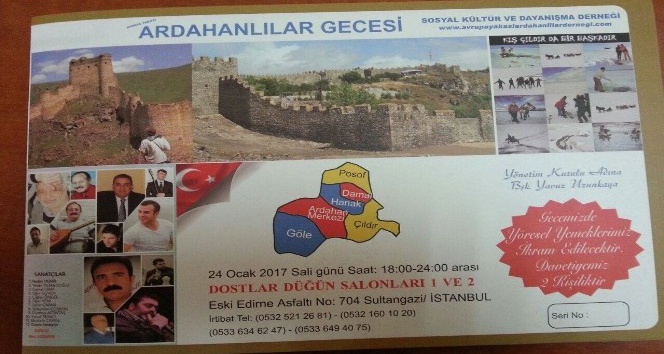 Ardahanlılar İstanbul’da Buluşuyor