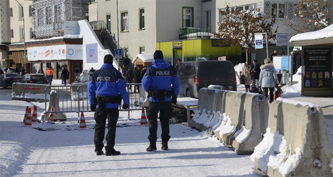 Davos’ta terör alarmı
