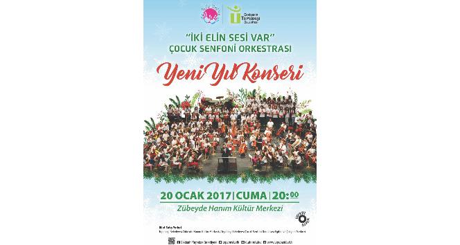 “İki Elin Sesi Var” Çocuk Senfoni Orkestrası’ndan 2017’nin ilk konseri
