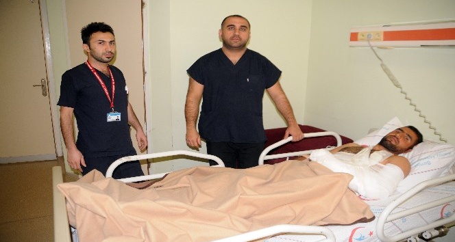 Erbil’de çukura düşerek yaralanan genç Cizre’de tedavi edildi