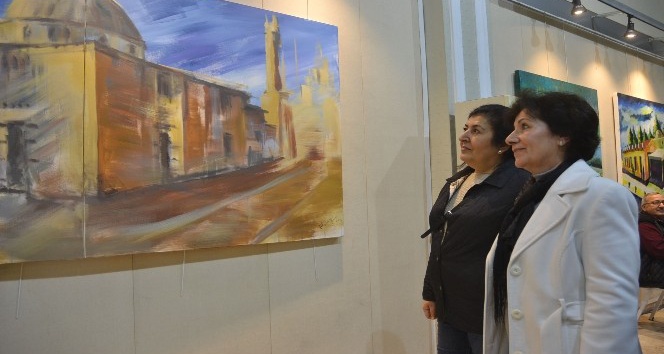 Dünya ressamlarının Adana’yı resmettiği sergi açıldı