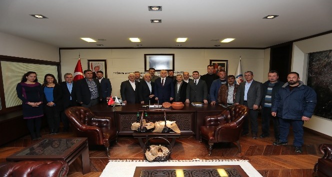 Sarayköy ve Babadağ Ziraat Odaları’ndan Başkan Zolan’a ziyaret