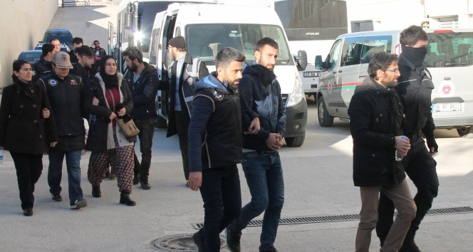 Elazığ&#039;daki terör soruşturmasında 14 kişi tutuklandı