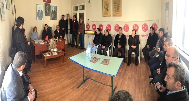 MHP Aydın İl Teşkilatı Çine’de ziyaretlerde bulundu