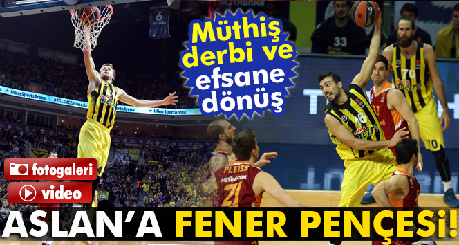 Fenerbahçe 85-80 Galatasaray Odeabank (Euroleague basket maçı sonucu) FB-GS özet