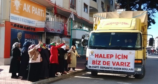 AK Parti Kadın Kollarından Suriyeli mültecilere yardım