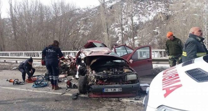 Çankırı’da feci kaza: 3 ölü, 3 yaralı