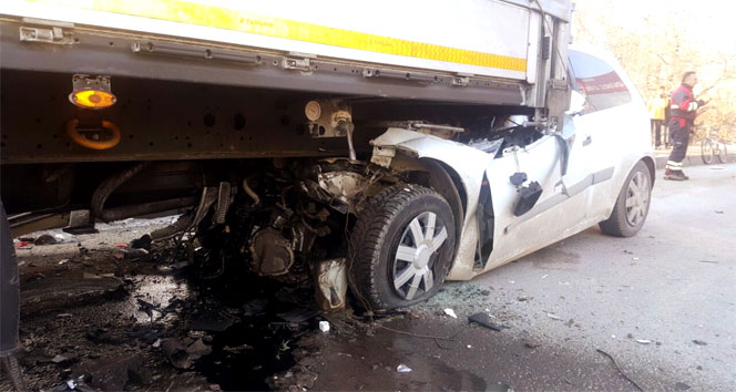 Bolu’da trafik kazası; 1 ölü